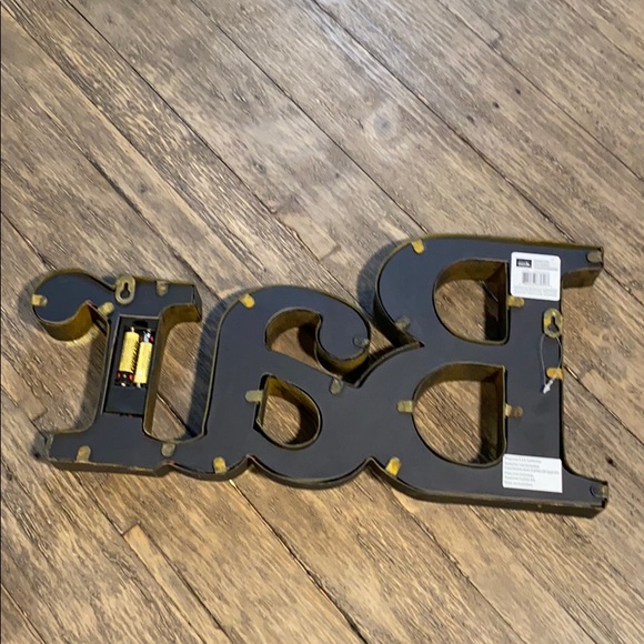 BAR Lighted Wall Sign - Picture 7 of 10